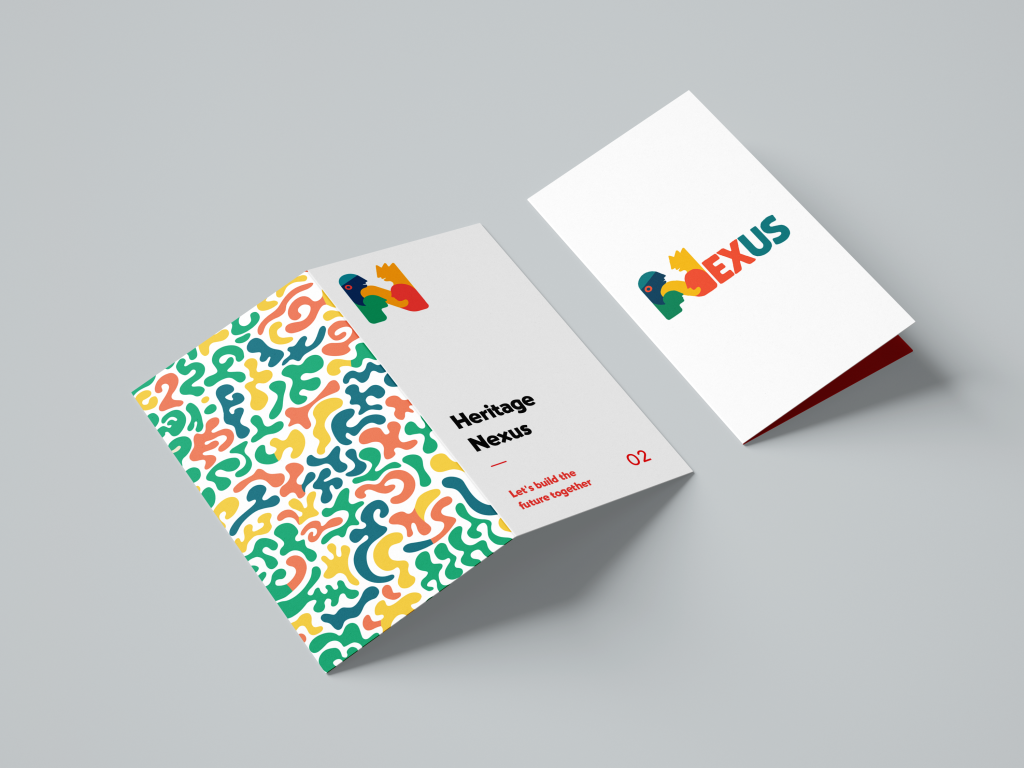 2 fold brochure mockup