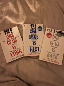 One of us lying Book series