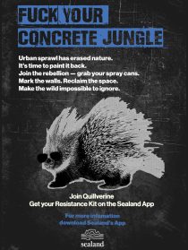Projects F your concrete jungle Animal campaign poster