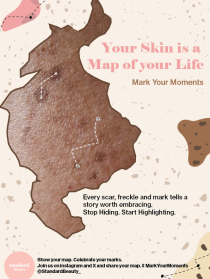 Projects Disruptive skincare campaign for skin positivity