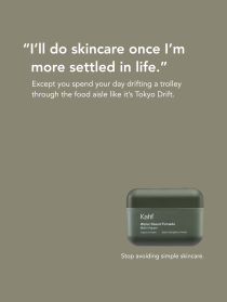Projects Kahf men skincare campign poster
