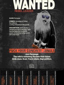 Projects F your concrete jungle Animal campaign poster
